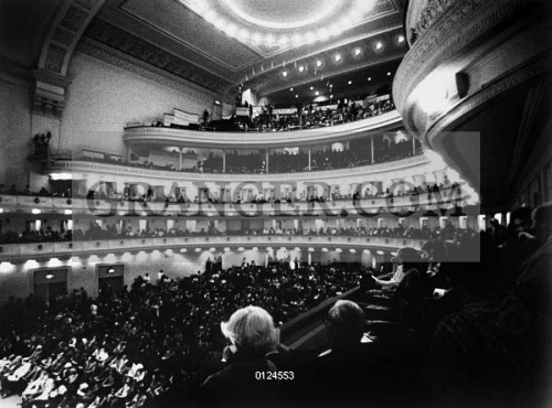 Image Of Carnegie Hall Interior The Audience At A