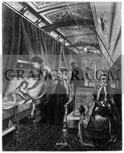 Image Of Pullman Car 1873 Interior Of A Pullman Sleeping