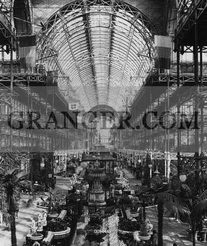 Image Of London Crystal Palace Interior View Of The